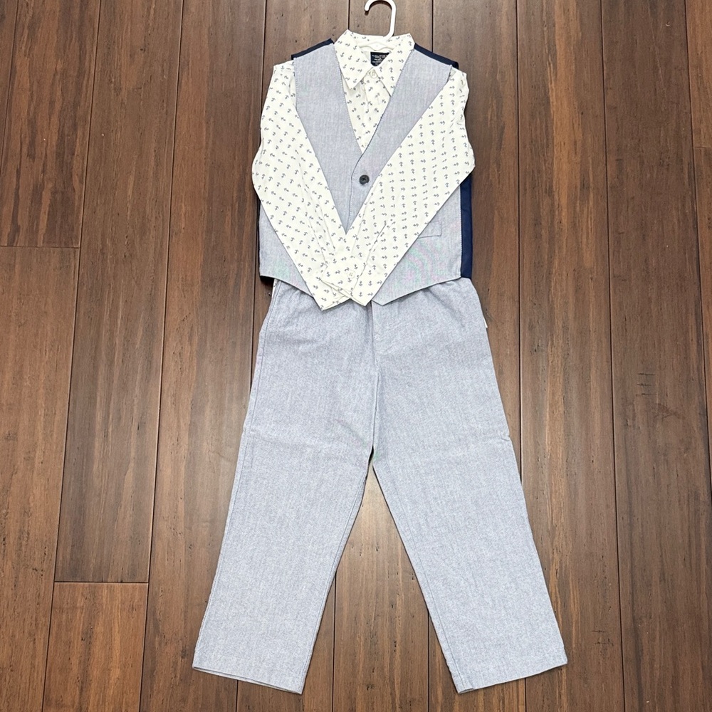 Nautica Light Blue and White Kids Matching Set